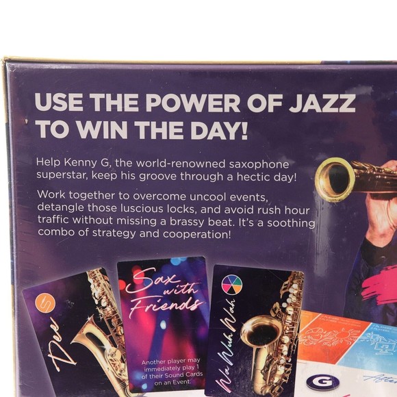Kenny G. Keepin' It Saxy, Power of Jazz Board Game NEW SEALED 2019 2-5 Players - Picture 7 of 7